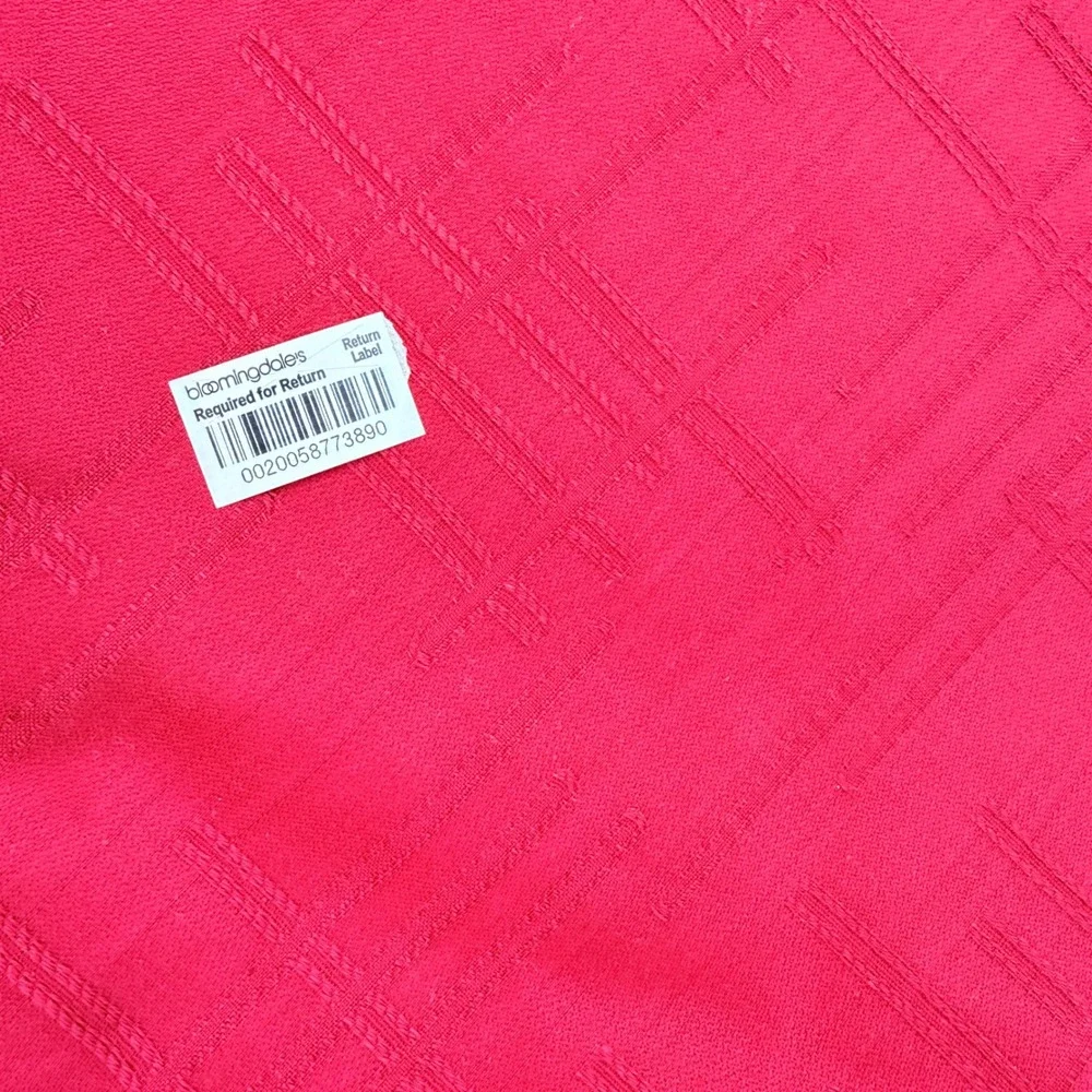 Vintage Waterford Linens Clifden Red Table Runner 16x90 8 Napkins Set Christmas